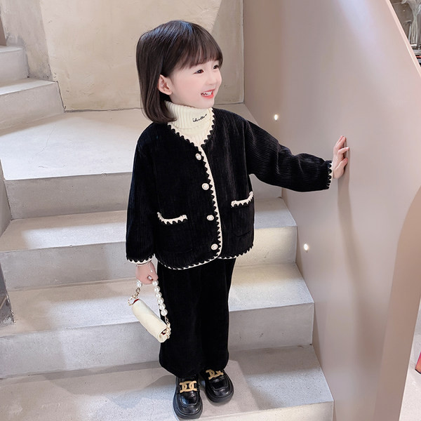 Παιδικό σετ παλτό και παντελόνι για κορίτσια