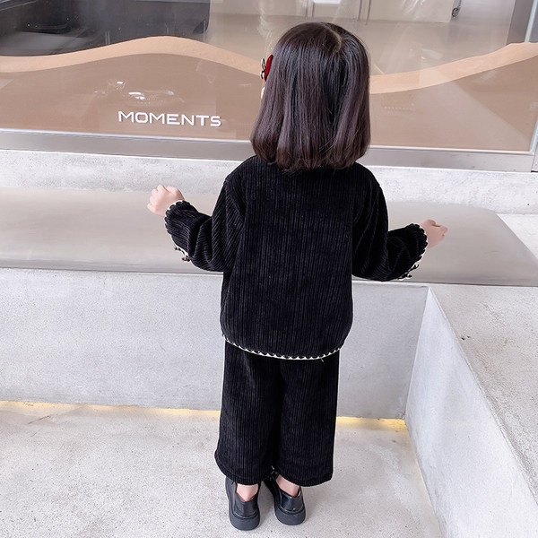 Παιδικό σετ παλτό και παντελόνι για κορίτσια