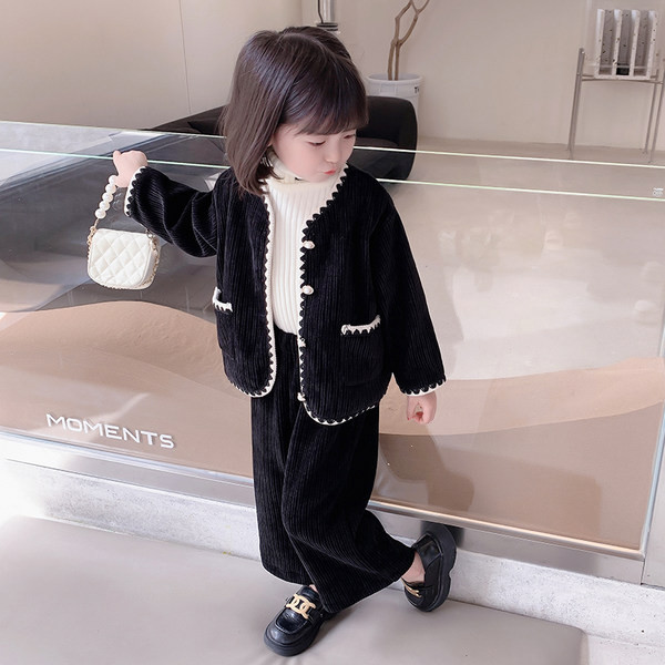 Παιδικό σετ παλτό και παντελόνι για κορίτσια