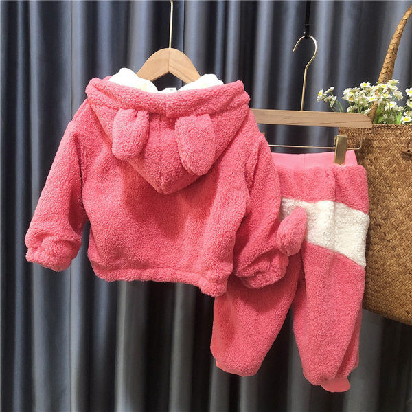 Χειμερινό παιδικό σετ με ζεστή φόδρα σε δύο μέρη