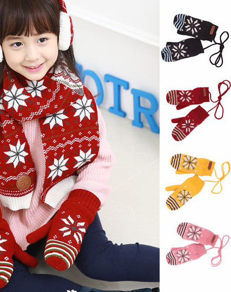 Dječje pletene rukavice - dva modela