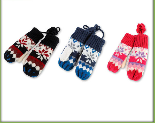 Dječje pletene rukavice - dva modela