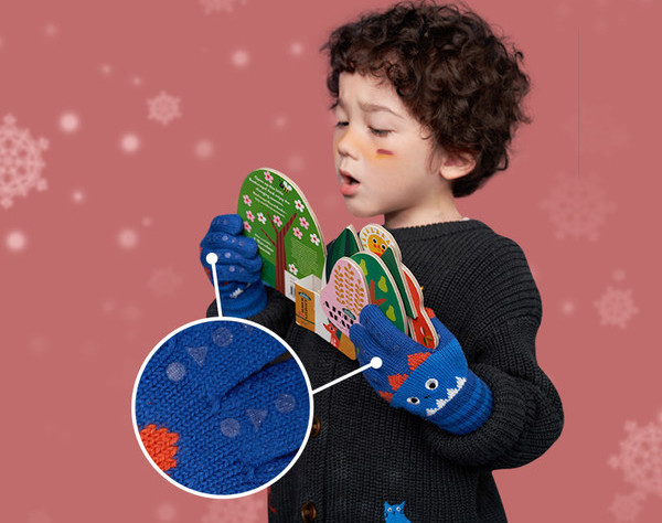 Παιδικά γάντια για αγόρια και κορίτσια με εφαρμογές