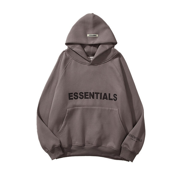 Ανδρικό casual φούτερ με επιγραφή και μπροστινή τσέπη