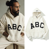 Hanorac zilnic pentru bărbați cu aplicație și buzunar