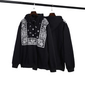 Hanorac casual pentru bărbați, cu glugă, de culoare neagră