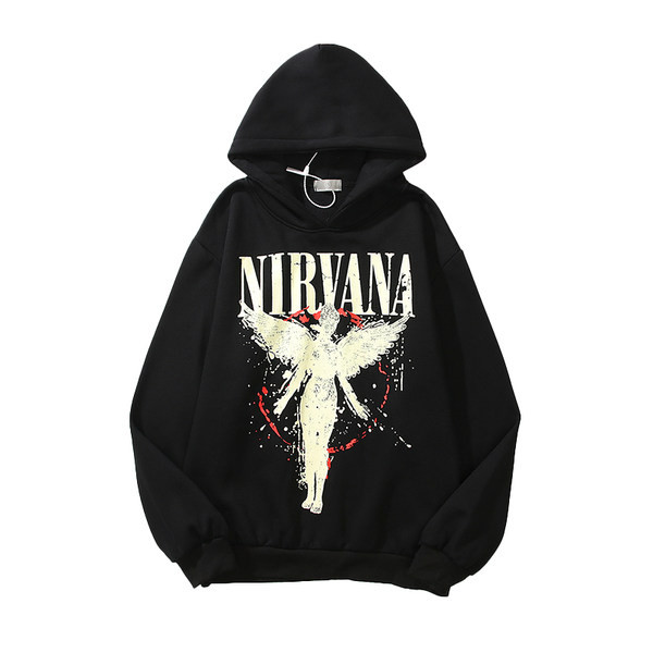 Hanorac pentru bărbați cu aplicație și inscripție model nou