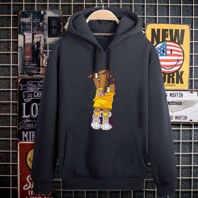 Ανδρικό μοντέρνο φούτερ με κουκούλα και διάφορες εφαρμογές