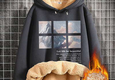 Hanorac casual barbatesc in diferite modele cu captuseala moale