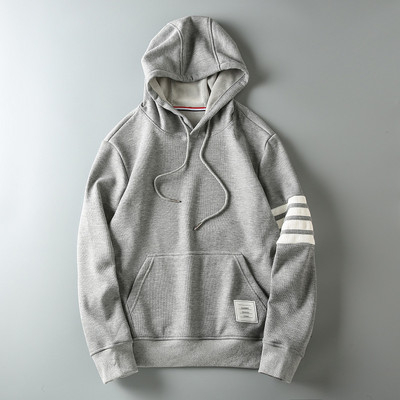 Καθημερινό φούτερ με κουκούλα και έμβλημα για άνδρες