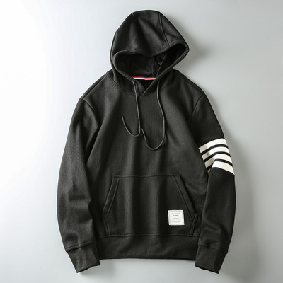 Καθημερινό φούτερ με κουκούλα και έμβλημα για άνδρες