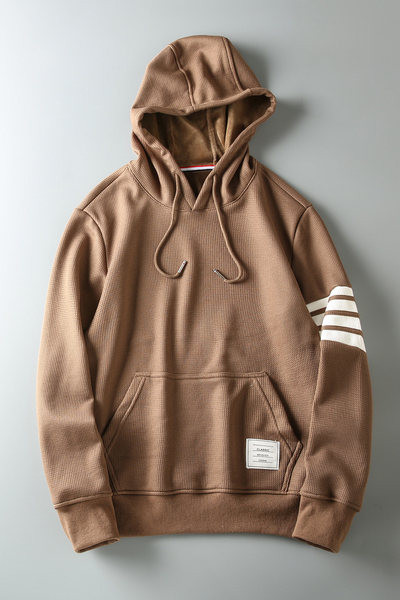 Καθημερινό φούτερ με κουκούλα και έμβλημα για άνδρες