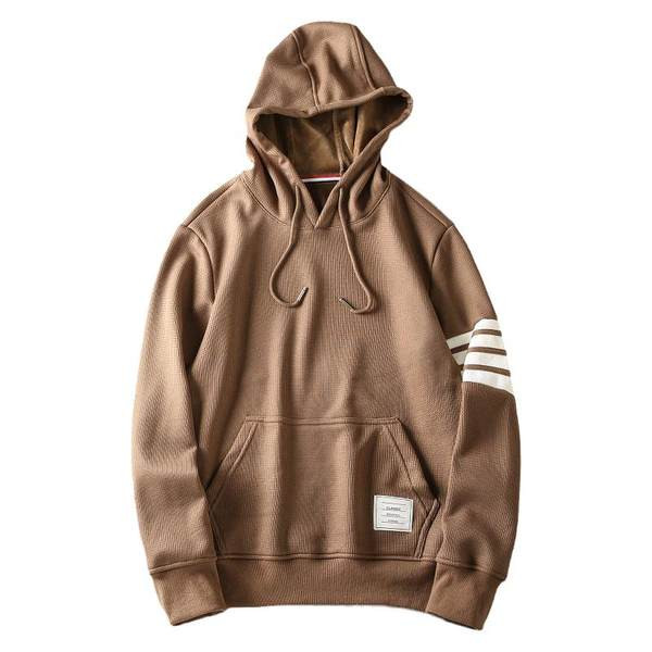 Καθημερινό φούτερ με κουκούλα και έμβλημα για άνδρες