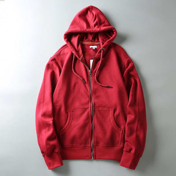 Alkalmi férfi pulóver kapucnival és cipzárral