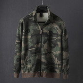Hanorac casual pentru barbati cu model de camuflaj