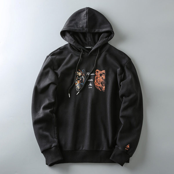 Hanorac pentru bărbați cu aplicație și glugă - două culori102