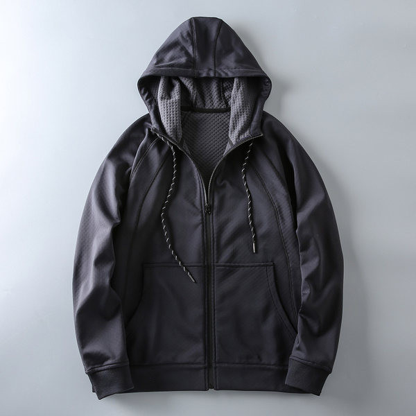 Нов модел спортен суичър за мъже с качулка и връзки