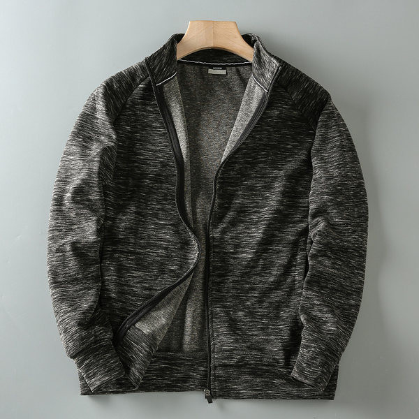 Ανδρικό φούτερ με φερμουάρ σε τρία χρώματα