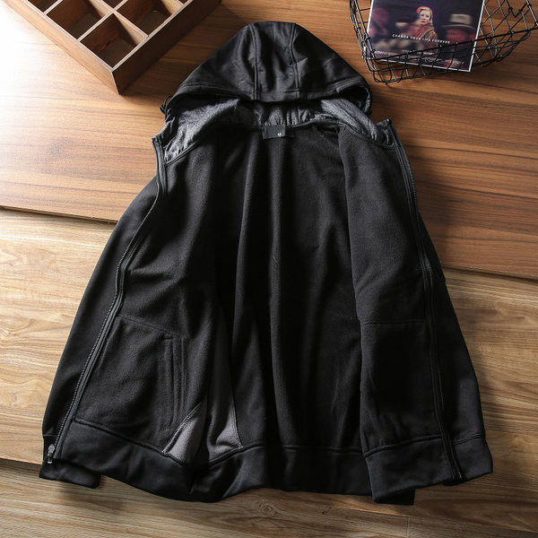 Hanorac sport pentru bărbați cu glugă și fermoar