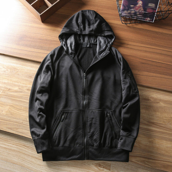 Hanorac sport pentru bărbați cu glugă și fermoar