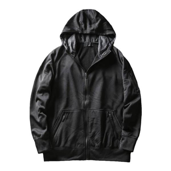 Hanorac sport pentru bărbați cu glugă și fermoar