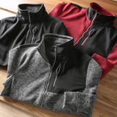 Férfi napi pulóver három színben cipzárral