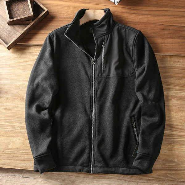 Férfi napi pulóver három színben cipzárral