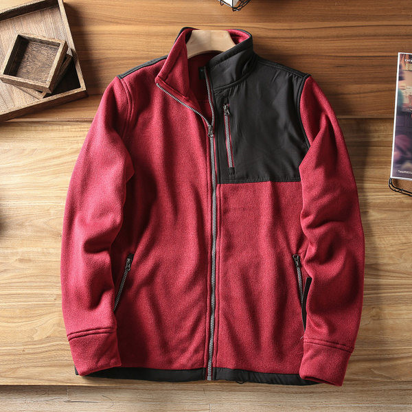 Férfi napi pulóver három színben cipzárral