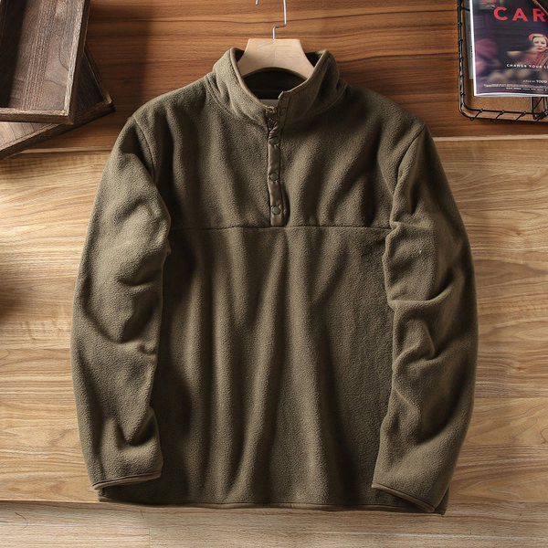 Ανδρικό φούτερ polar φθινοπώρου-χειμώνα με φερμουάρ