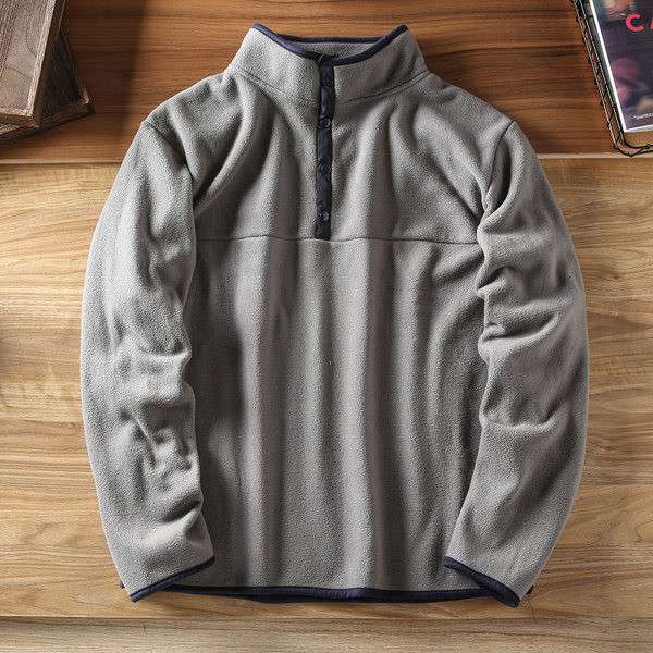 Ανδρικό φούτερ polar φθινοπώρου-χειμώνα με φερμουάρ