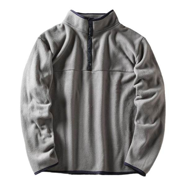 Ανδρικό φούτερ polar φθινοπώρου-χειμώνα με φερμουάρ