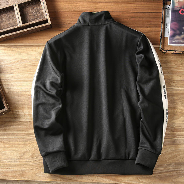 Jesensko-zimski sweatshirt s rubovima i natpisima