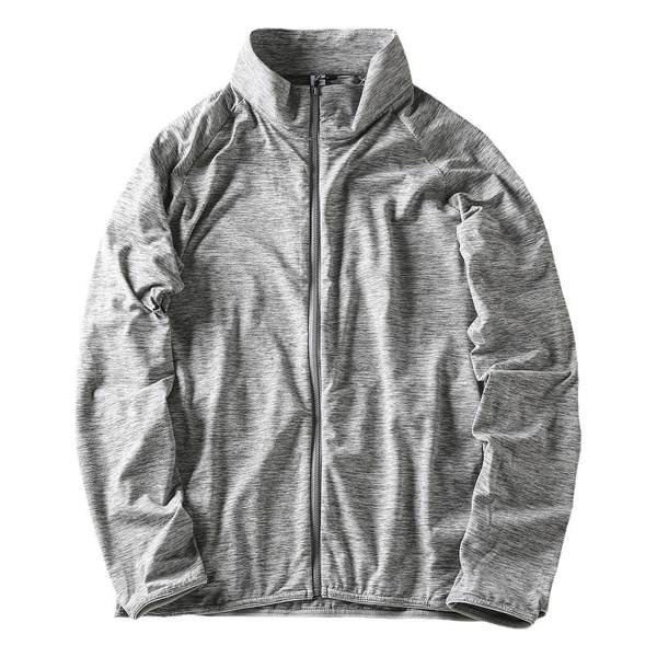 Hanorac casual barbatesc cu guler jos si fermoar