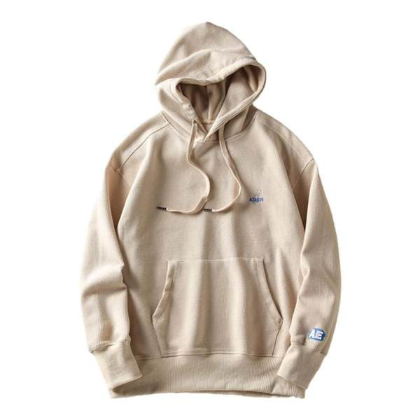 Hanorac sport pentru bărbați cu glugă și inscripție brodată