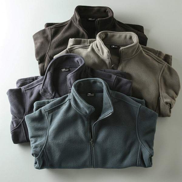 Casual ανδρικό φούτερ απλό μοντέλο με φερμουάρ