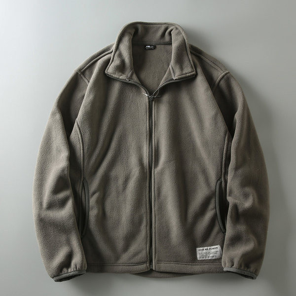 Casual ανδρικό φούτερ απλό μοντέλο με φερμουάρ