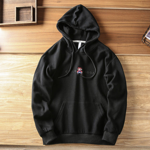 Hanorac barbatesc cu gluga si broderie - trei culori