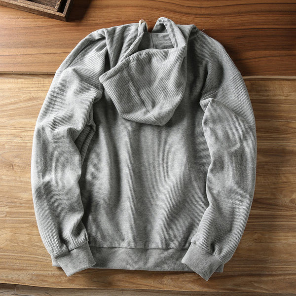 Hanorac barbatesc cu gluga si broderie - trei culori