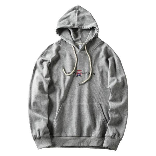 Hanorac barbatesc cu gluga si broderie - trei culori