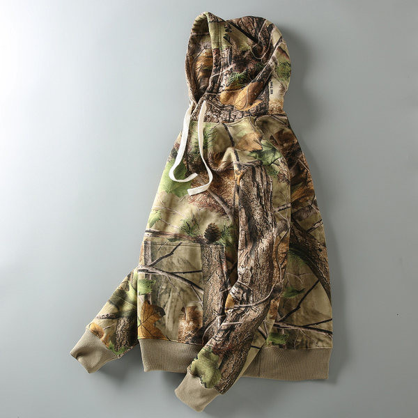 Ανδρικό φούτερ παραλλαγής με κουκούλα και κορδόνια