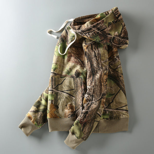 Ανδρικό φούτερ παραλλαγής με κουκούλα και κορδόνια