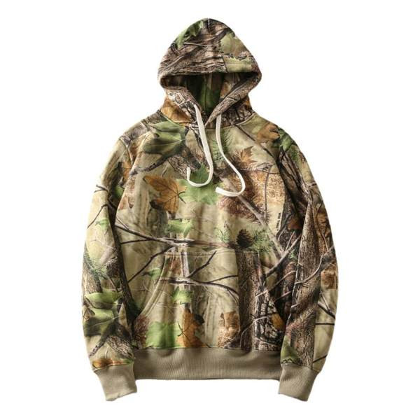 Ανδρικό φούτερ παραλλαγής με κουκούλα και κορδόνια