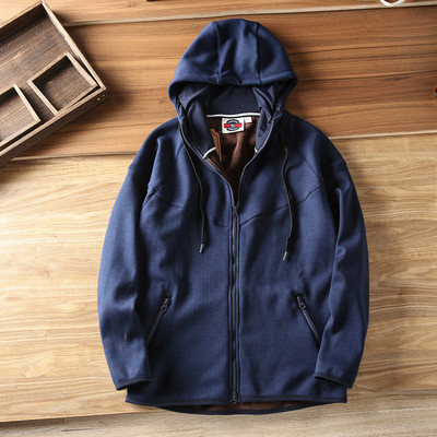 Καθημερινό φούτερ με ζεστή φόδρα και κουκούλα