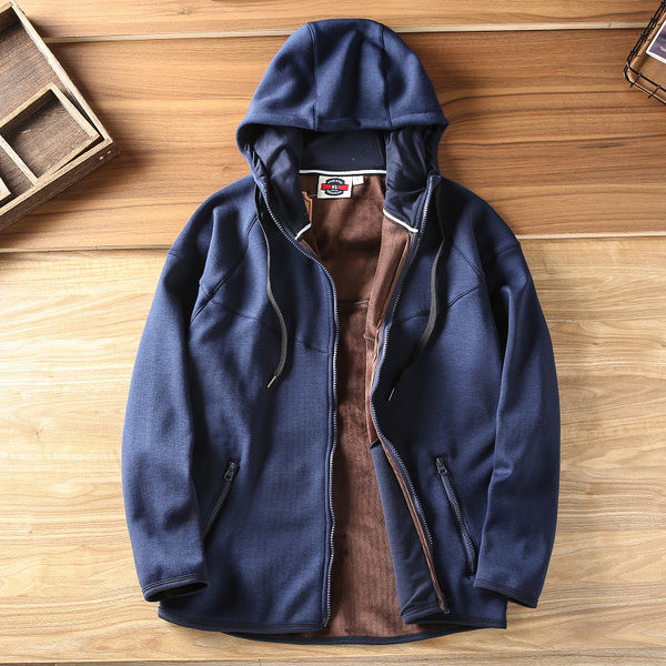 Καθημερινό φούτερ με ζεστή φόδρα και κουκούλα