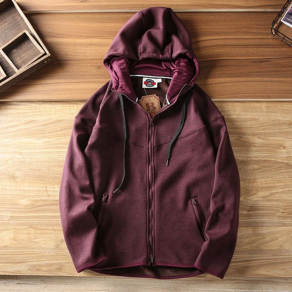 Καθημερινό φούτερ με ζεστή φόδρα και κουκούλα