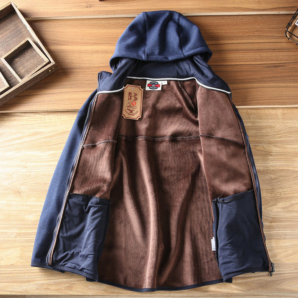 Καθημερινό φούτερ με ζεστή φόδρα και κουκούλα