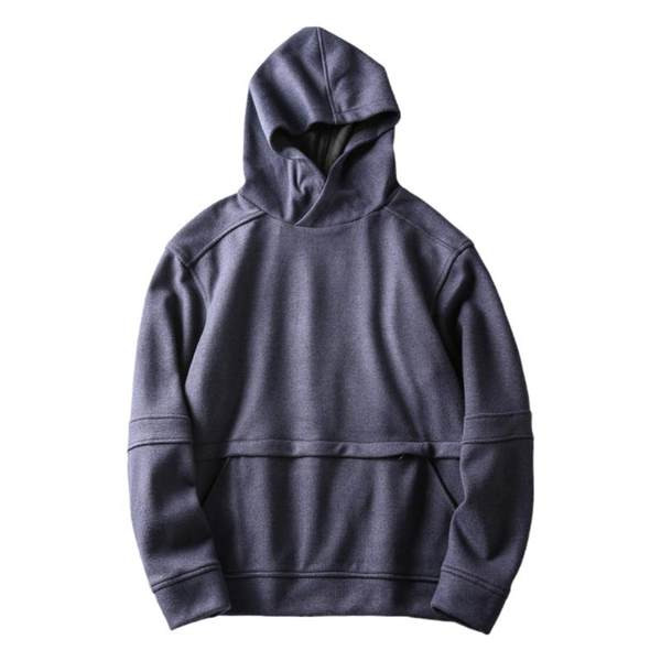 Hanorac casual pentru bărbați, cu glugă și buzunare