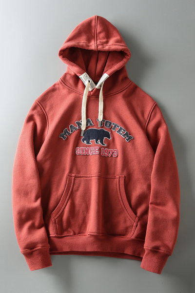 Μοντέρνο ανδρικό φούτερ με κουκούλα και τσέπη - σε πολλά χρώματα