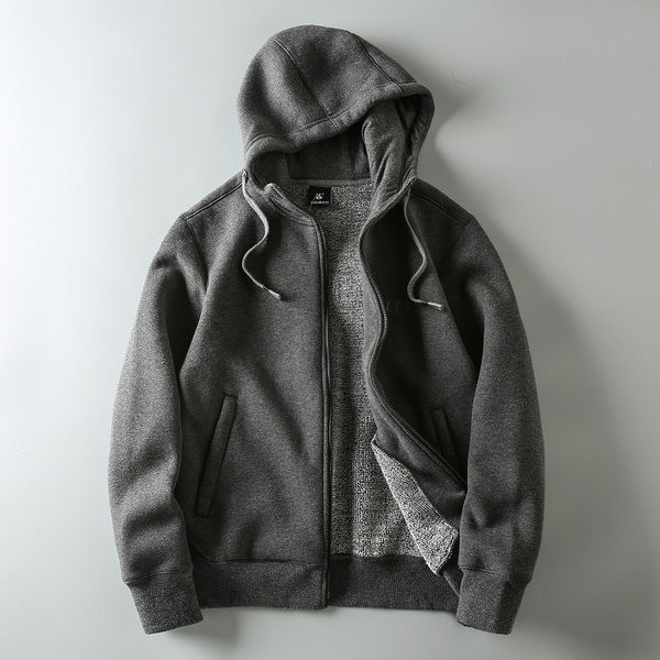 Modern férfi pulóver kapucnival és nyakkendővel