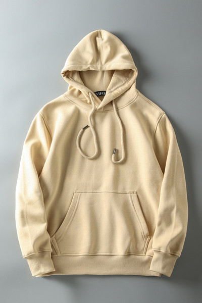 Ανδρικό φούτερ με κουκούλα και τσέπες